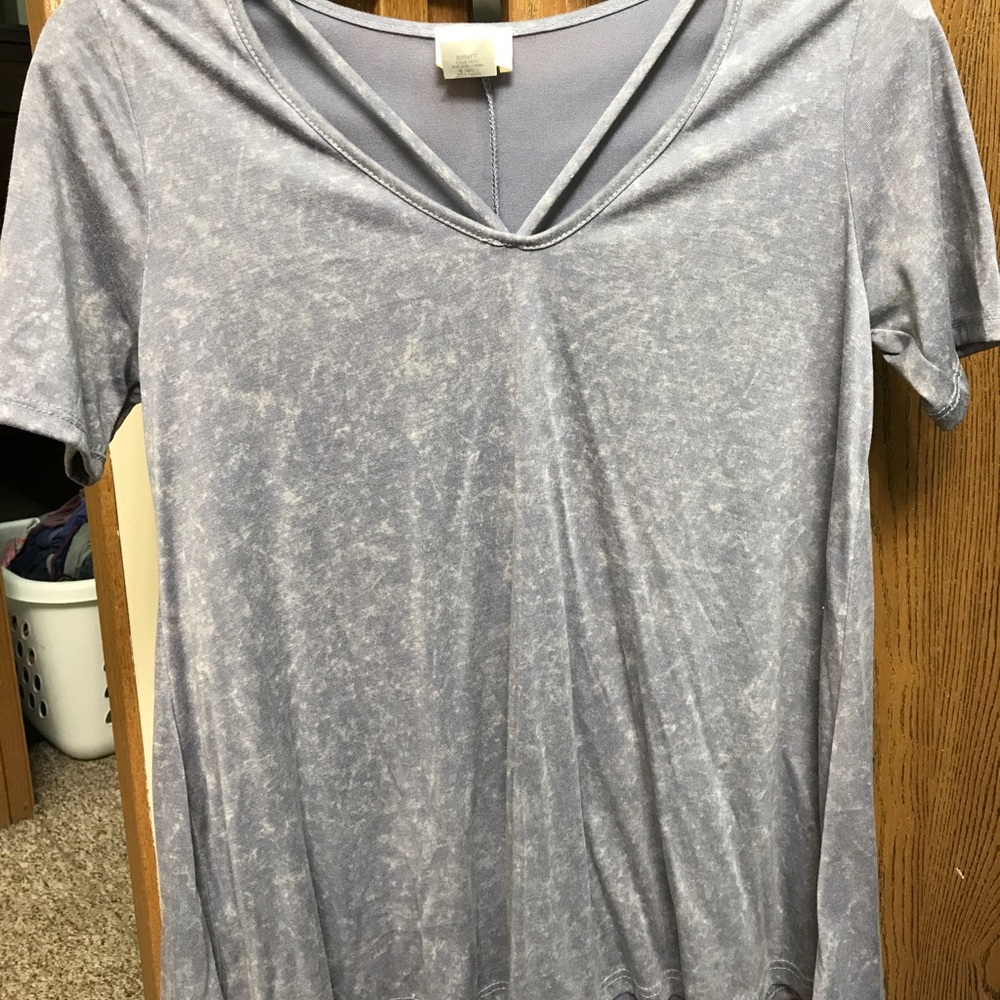 Grey Heathered Top